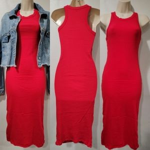 Red Midi Dress